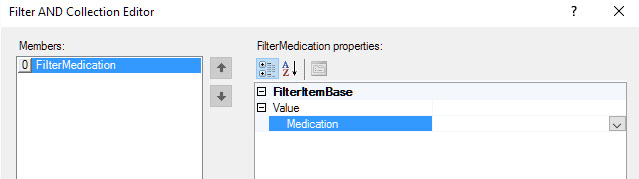 filter list for selection